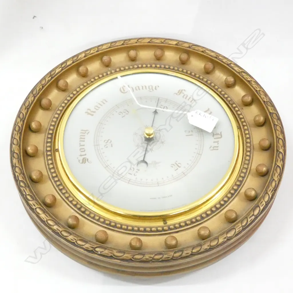 GILT FRAMED BAROMETER 320mm dia  Image 1++