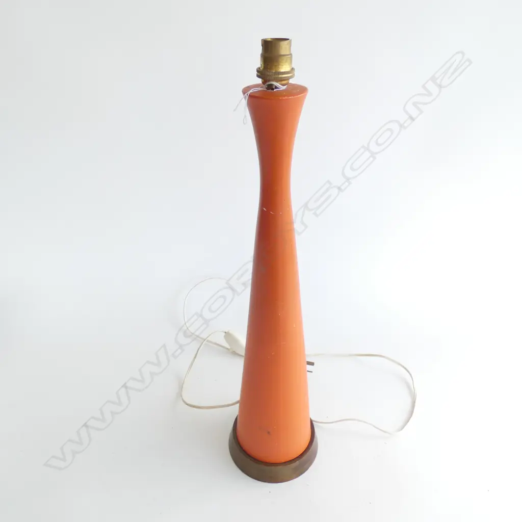ORANGE RETRO LAMP BASE H.520mm Image 1++