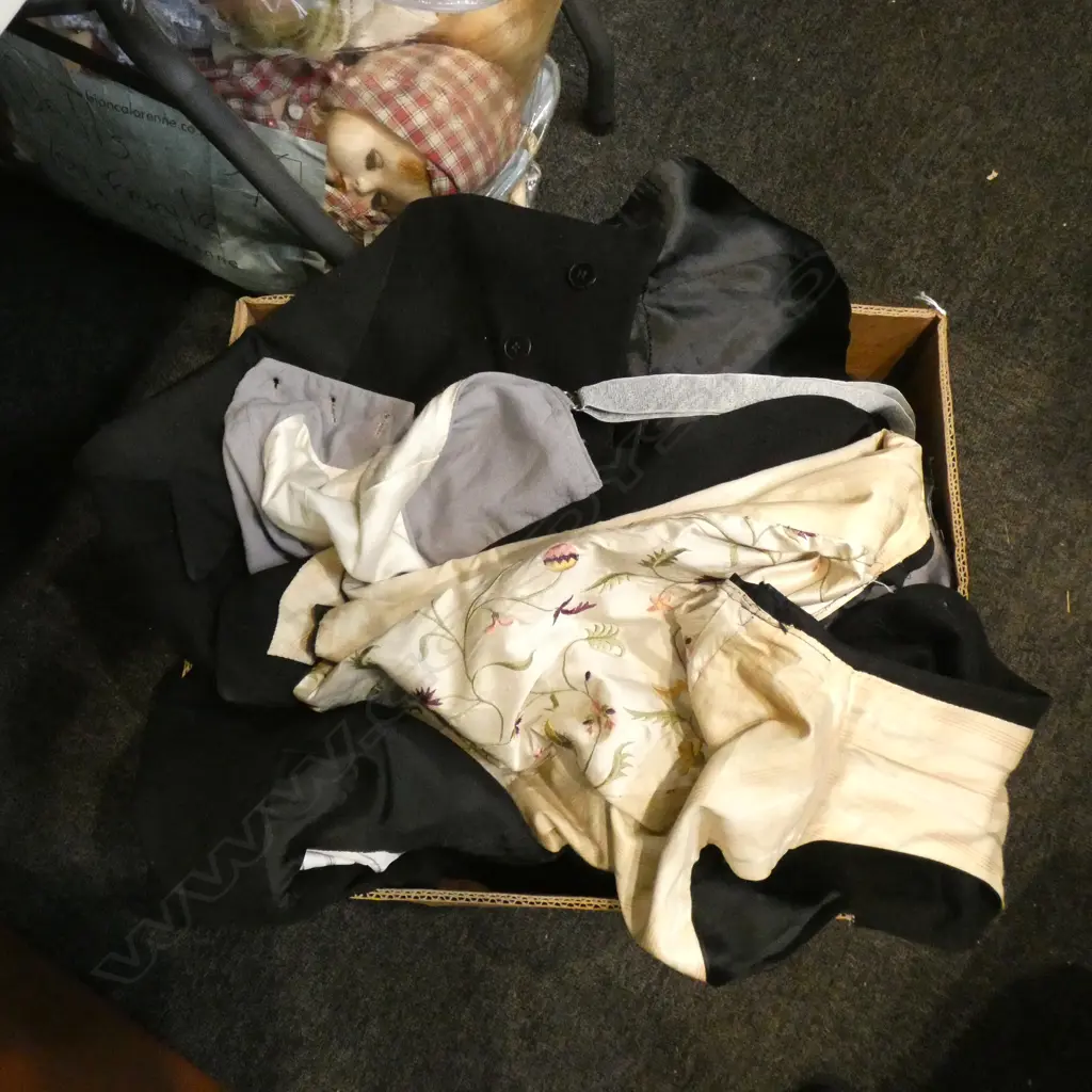 BOX LOT 3 TAIL TUX JACKETS ETC Image 1++