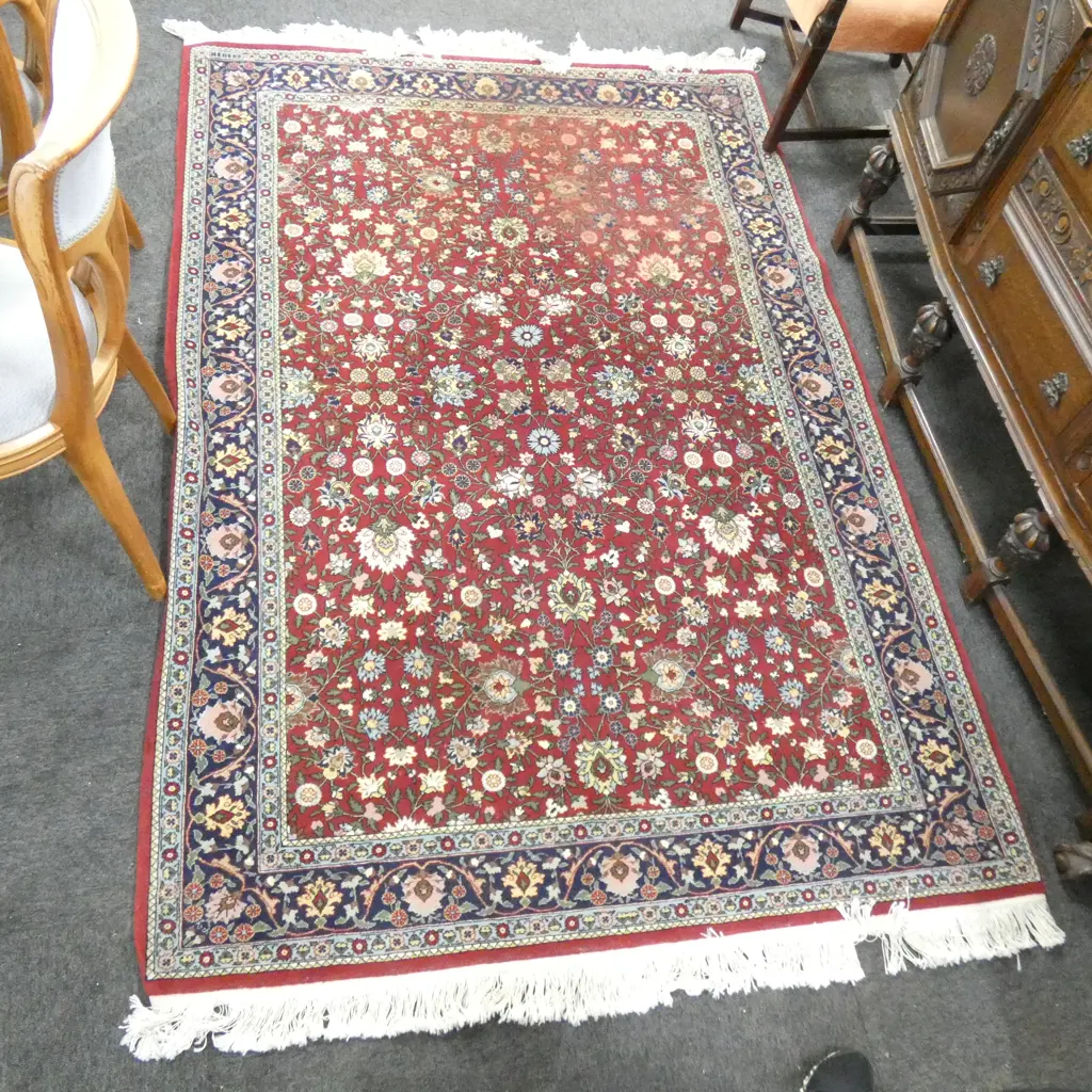 HAND KNOTTED TURKISH CARPET 2270 X1530 MM SOME FADING Image 1++