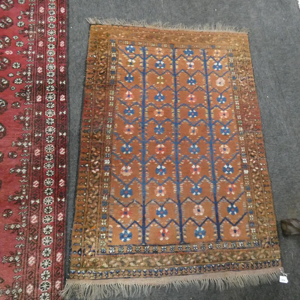 HAND KNOTTED SMALL PERSIAN RUG 1160 X 840 MM Image 1++