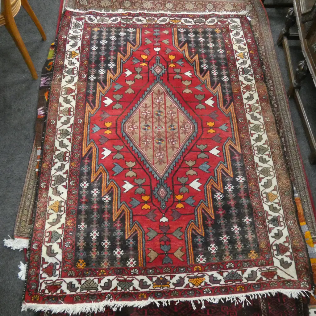 HAND KNOTTED WOOL PILE RUG 2000x1400mm Image 1++