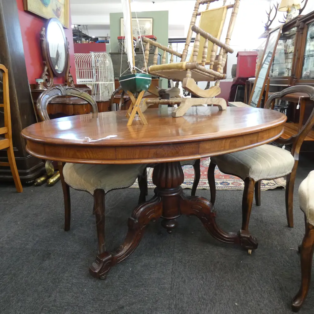 VICTORIAN LOO TABLE W.1330mm D.1030mm H.700mm Image 1++