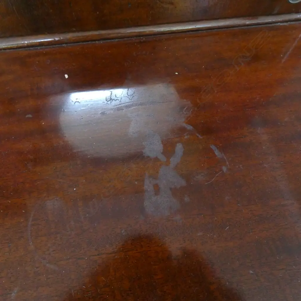 VICTORIAN MAHOGANY DRESSING TABLE SOME MARKS TO TOP L1220 MM Image 1++