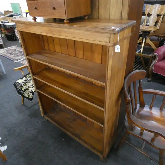 WOODEN BOOKCASE...