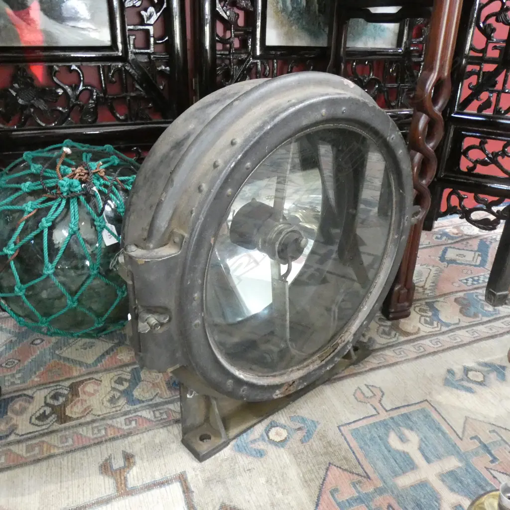 1950s D CLASS LOCOMOTIVE HEAD LIGHT 500mm dia Image 1++