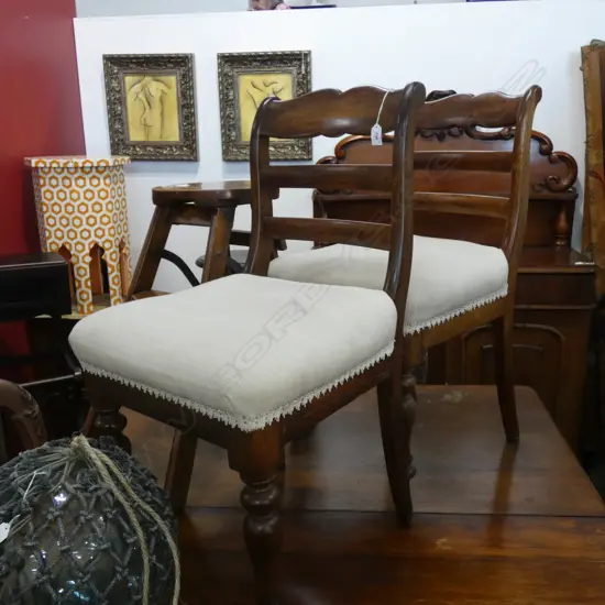 TWO DINING CHAIRS