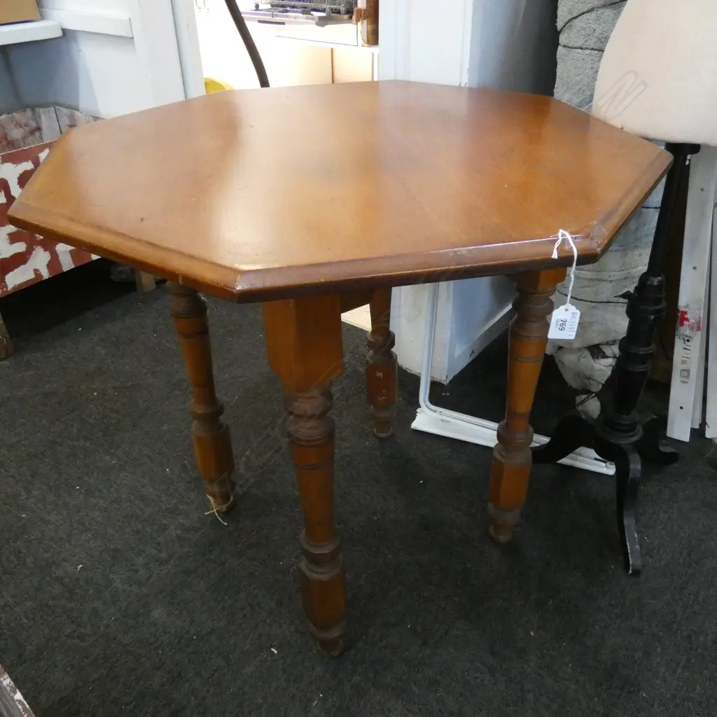 KAURI OCTAGONAL OCCAISIONAL TABLE 750mm dia Image 1++