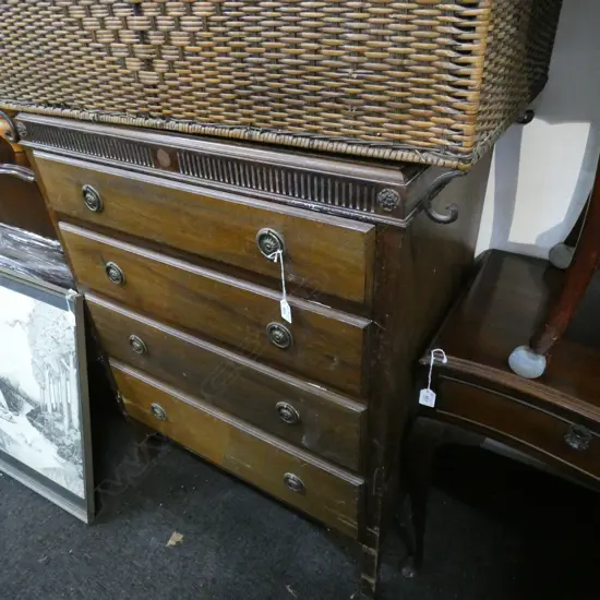 MAHOGANY DRESSER...