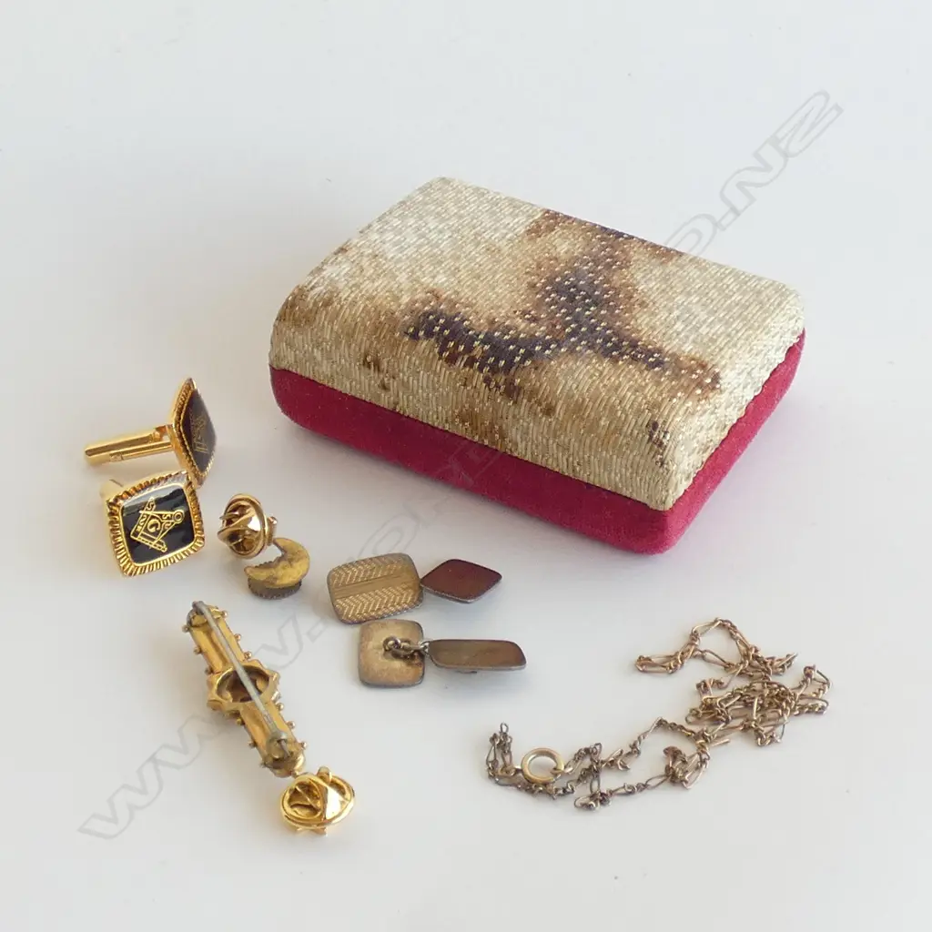 ASST. GOLD (2.42gm) & GOLD PLATED ITEMS Image 1++