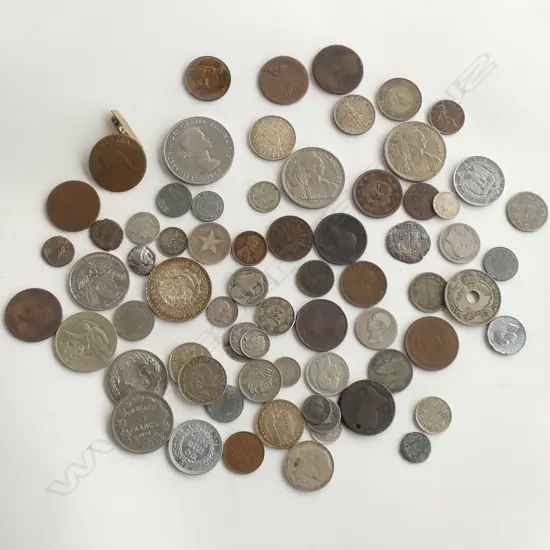 COLLECTION OF WORLD COINS, INCL.SILVER, ANCIENT, NAZI, ALEXANDER THE GREAT DRACHMA, ETC,