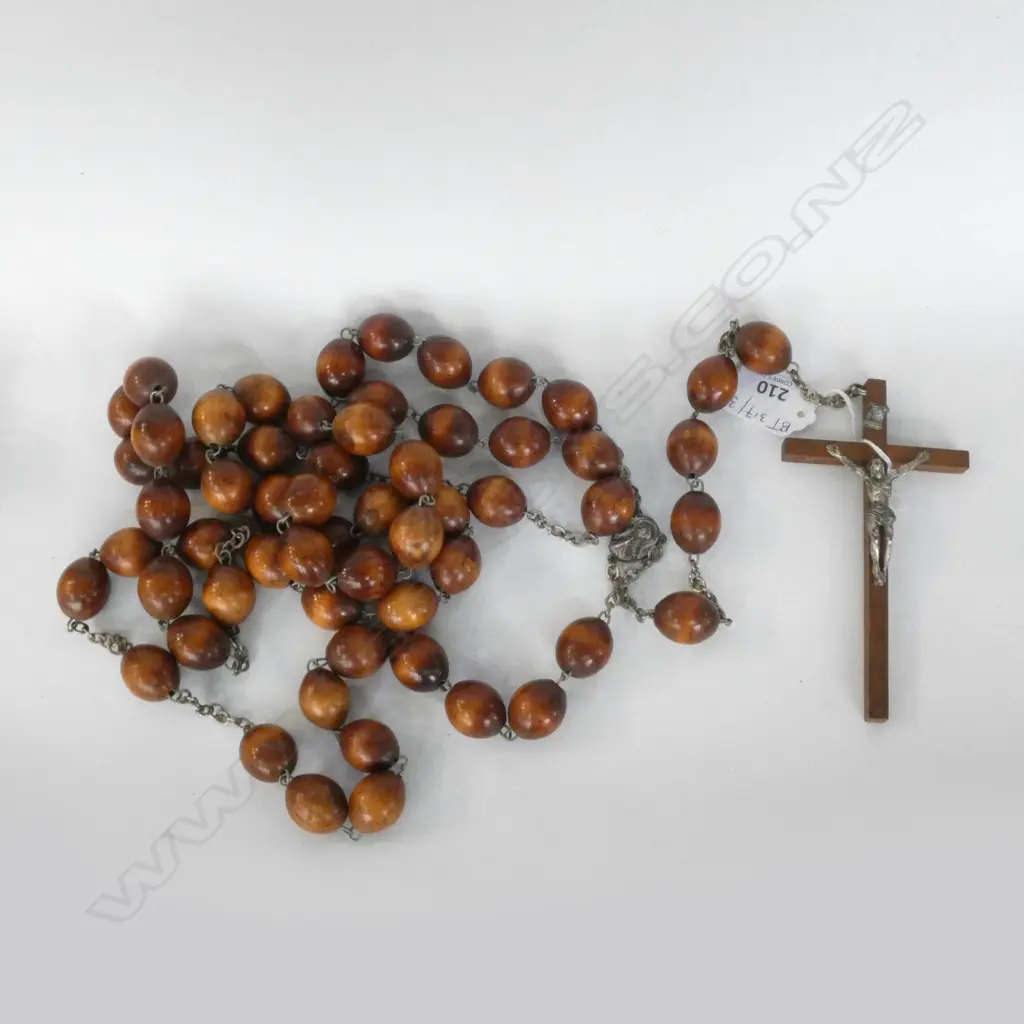 VINTAGE FRENCH MONKS ROSARY Image 1++