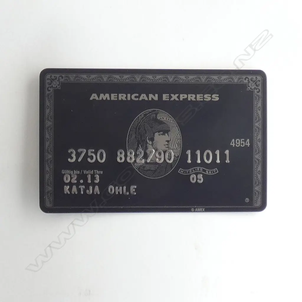 AMEX CENTURION BLACK CARD (EXPIRED) Image 1++