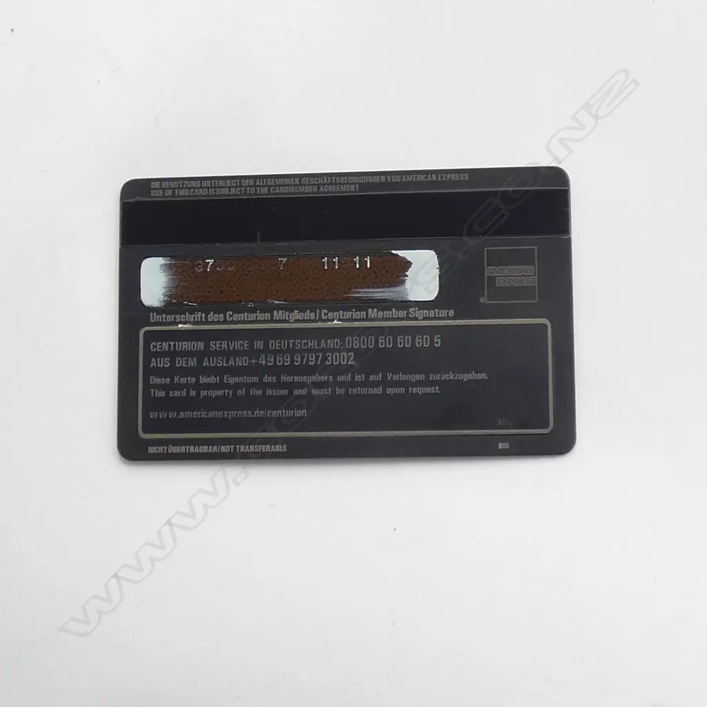 AMEX CENTURION BLACK CARD (EXPIRED) Image 1++