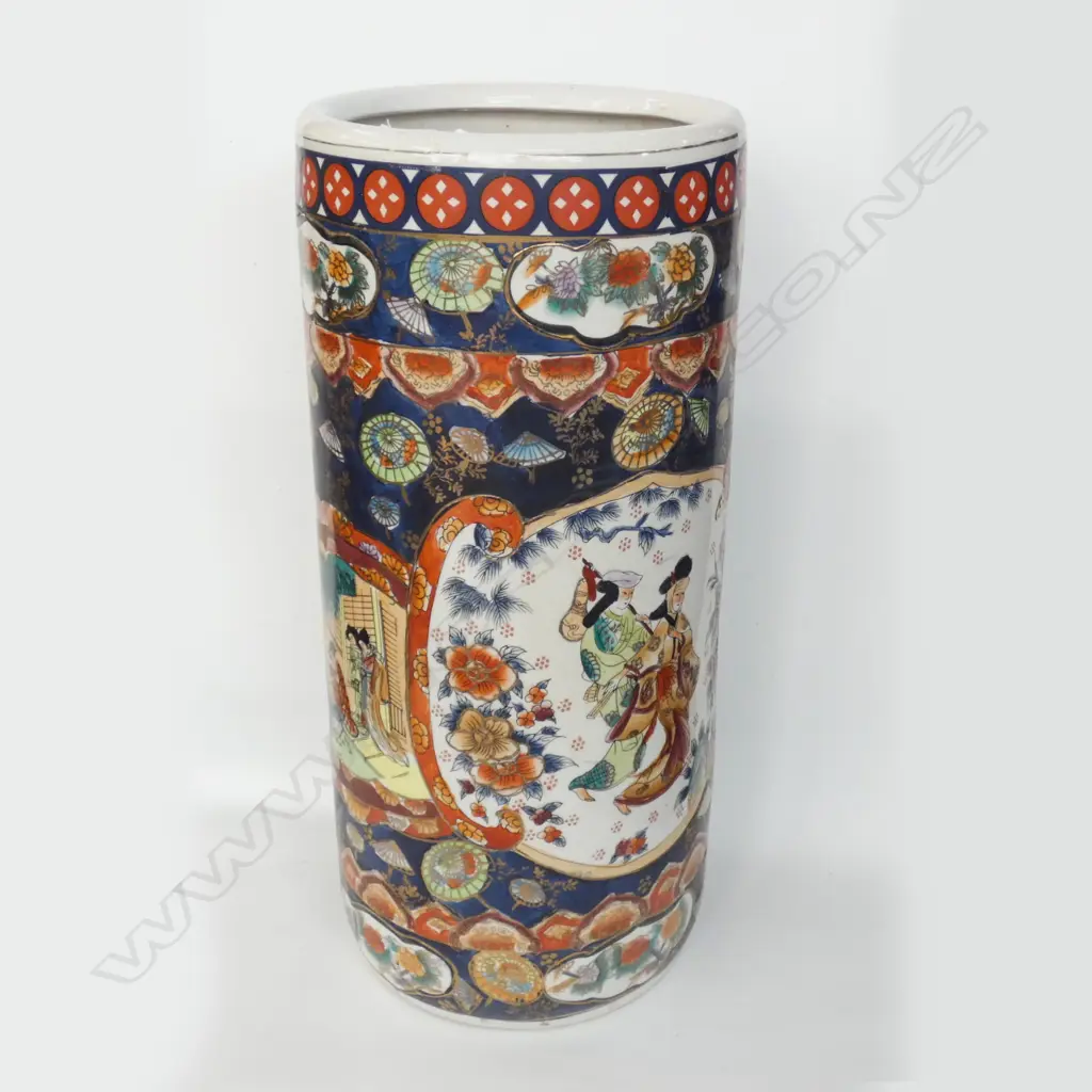 LGE ORIENTAL PORCELAIN UMBRELLA HOLDER H.460mm AF Image 1++
