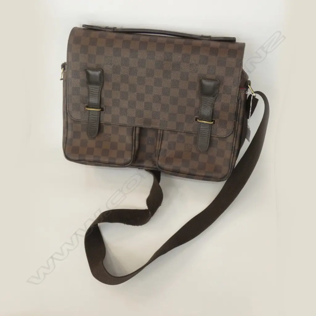 LOUIS VUITTON (?) SATCHEL W COIN PURSE - NO PAPERWORK Image 1++