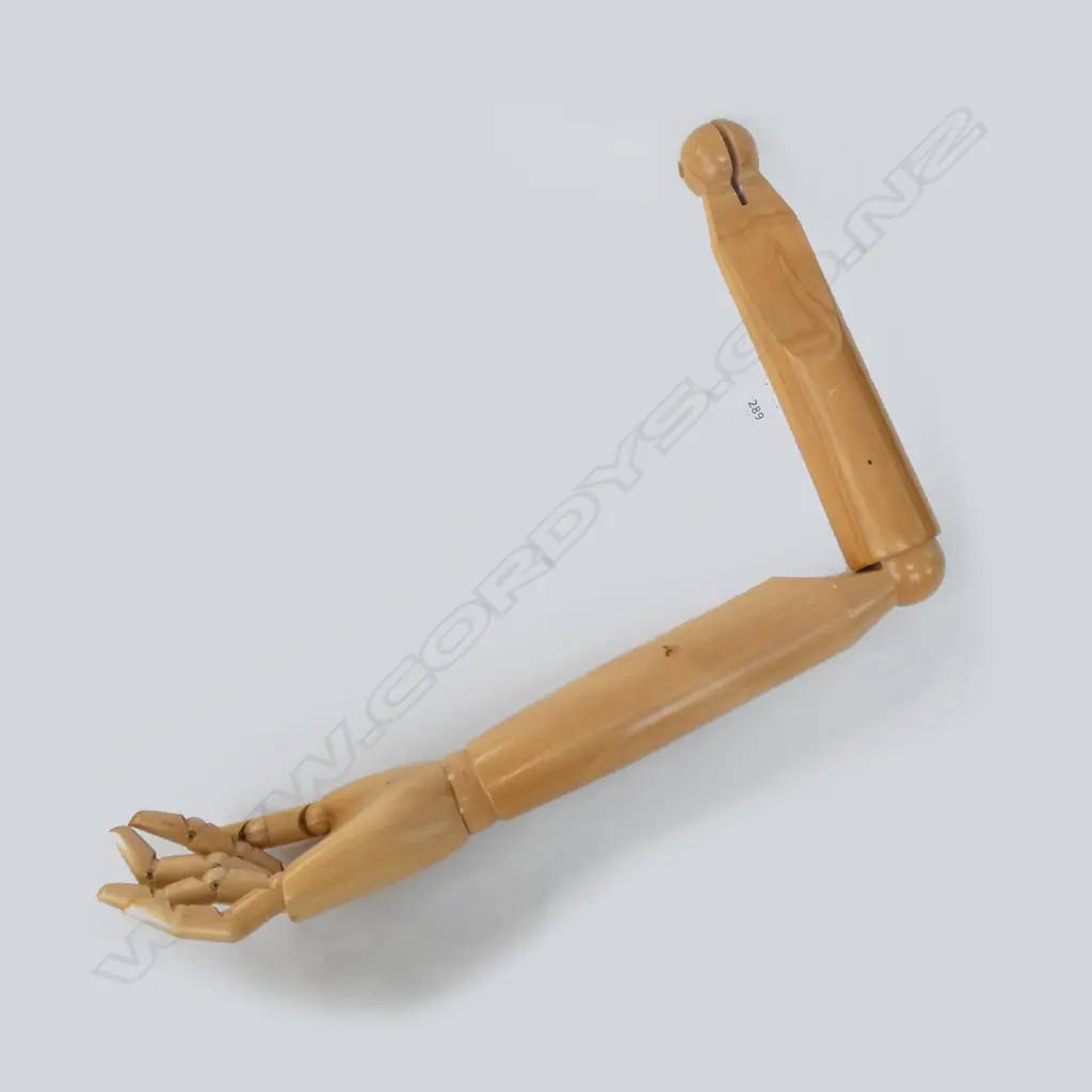 FLEXIBLE MANNEQUIN MOVABLE JOINTED ARM & HAND L 740mm. Image 1++