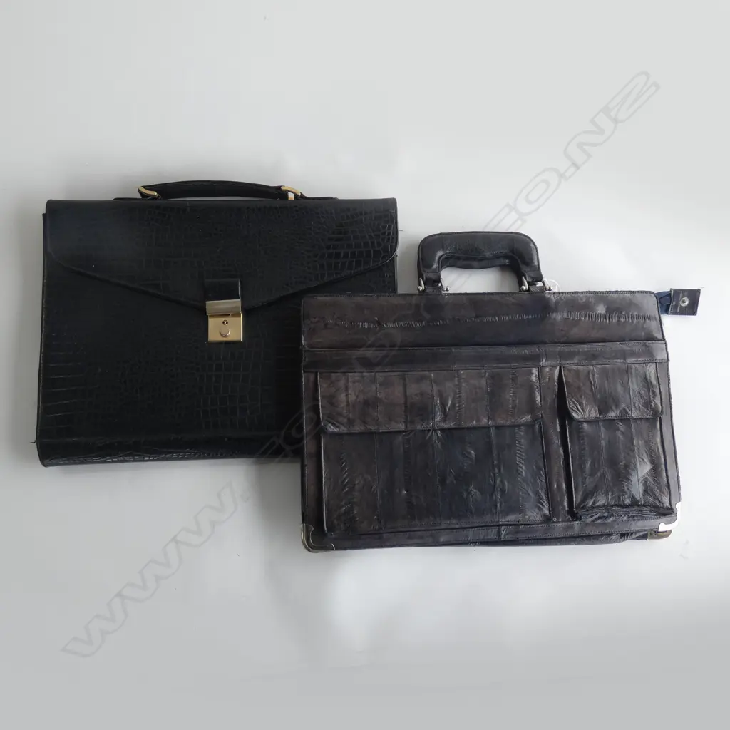 2 ANIMAL SKIN LEATHER LIKE BRIEFCASES/LAPTOP BAGS Image 1++