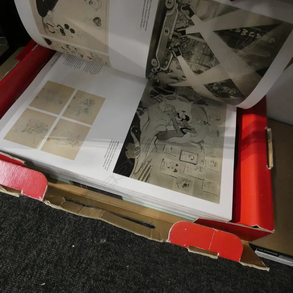 LGE MICKEY MOUSE BOOK IN BOX - BOX HAS AGE WEAR & TEAR Image 1++