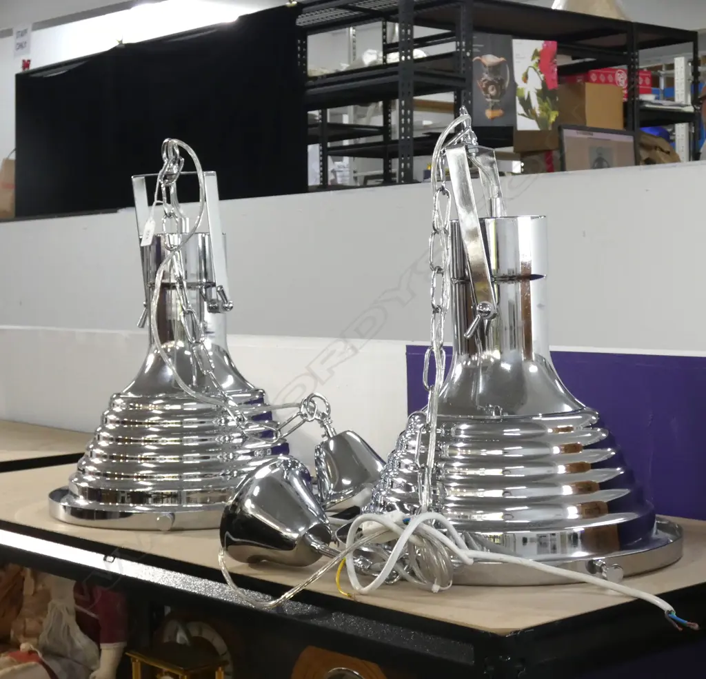 PR MODERN METAL INDUSTRIAL STYLE CEILING LAMPS DIA 350mm. Image 1++