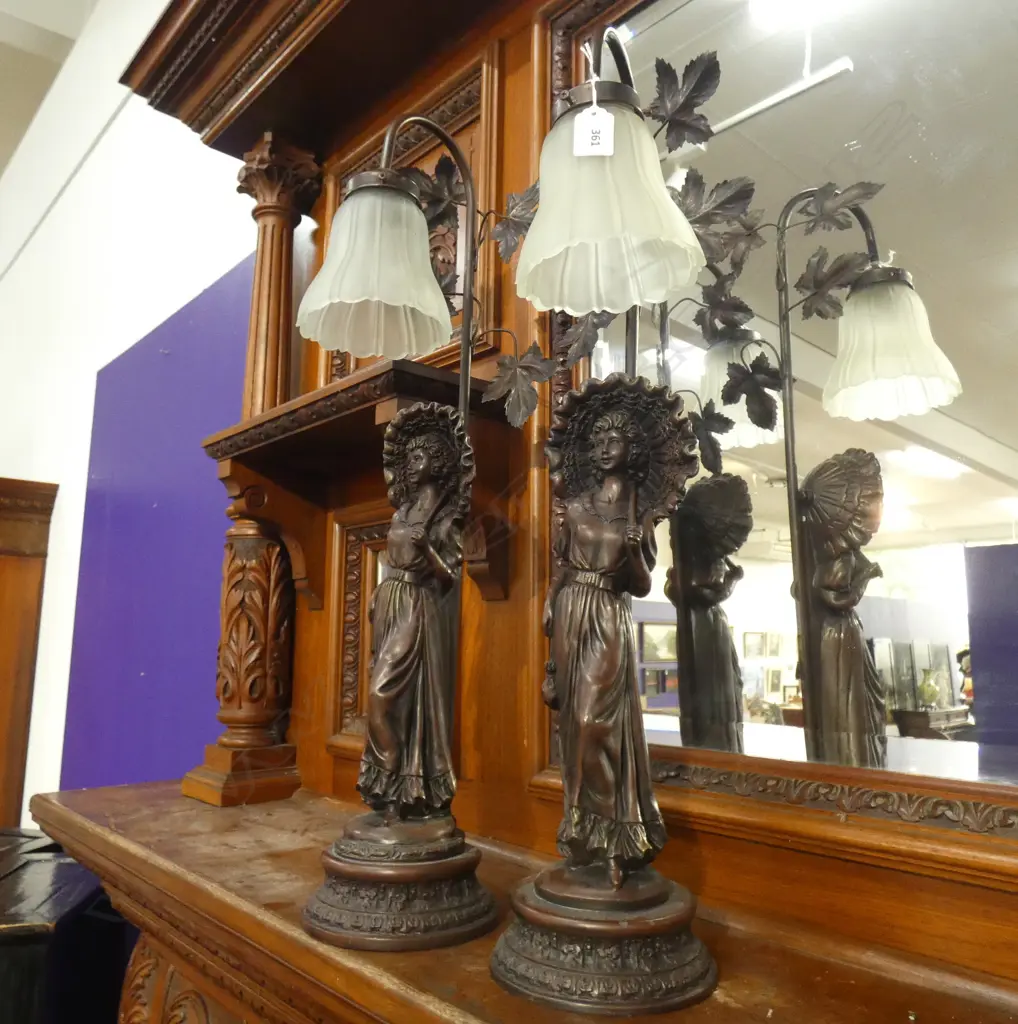 PR RESIN FIGURE LAMPS H.650mm Image 1++