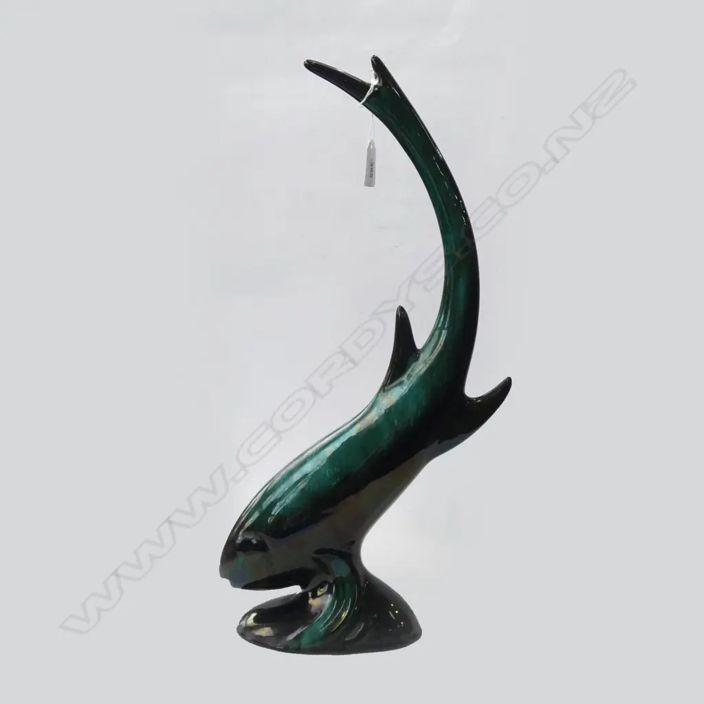 TALL BLUE MOUNTAIN FISH H 460mm. Image 1++