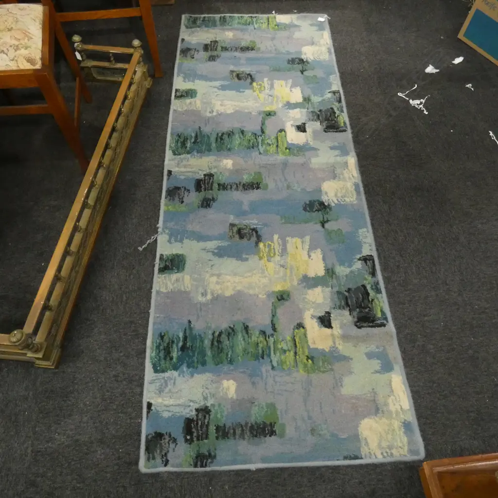 BLUE TONED RUNNER RUG... Image 1++