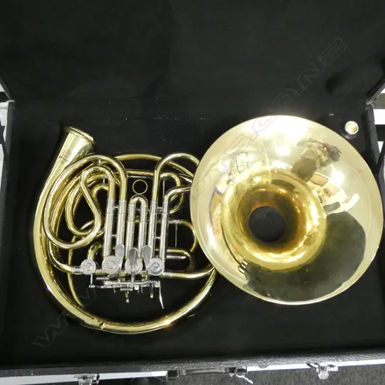 FRENCH HORN IN CASE