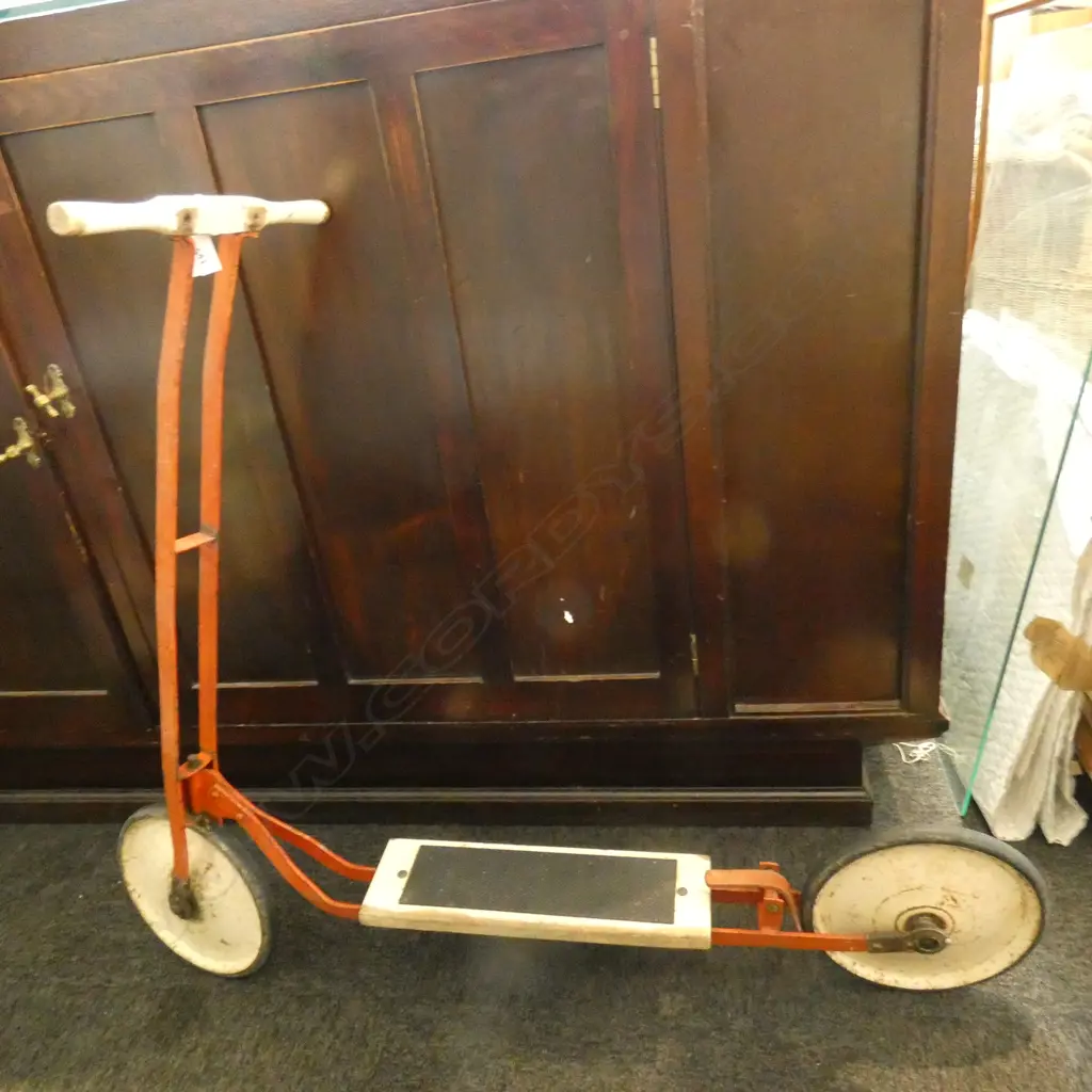VINTAGE CHILDS SCOOTER L.970mm Image 1++