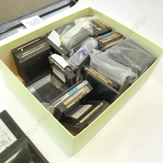 GOOD COLLECTION EARLY GLASS PROJECTOR SLIDES