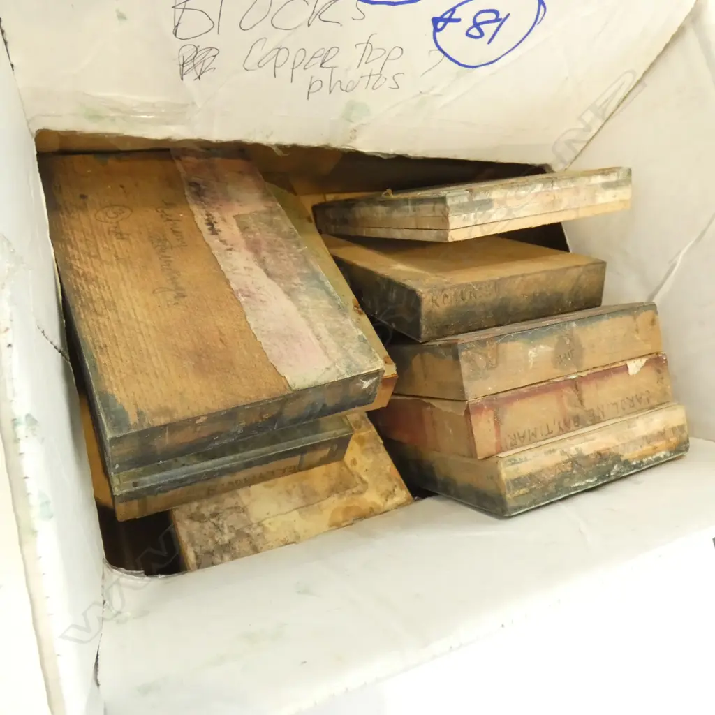 BOX LOT WOOD BLOCKS, NZ SCENES Image 1++