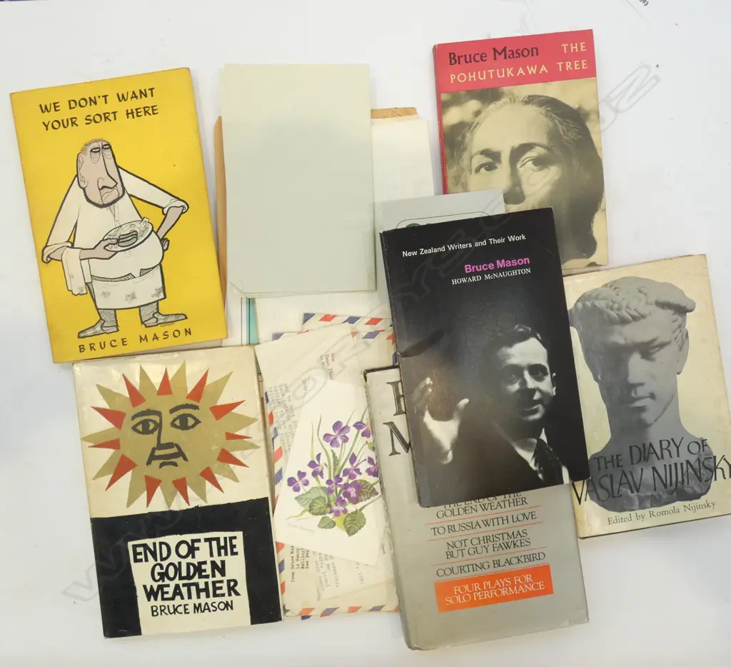 BOOKS & CORRESPONDENCE EX BRUCE MASON Image 1++