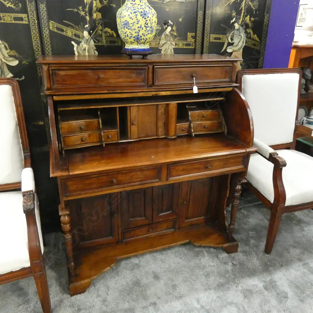 TEAK DESK 1050 x 530 x 1145mm Image 1++