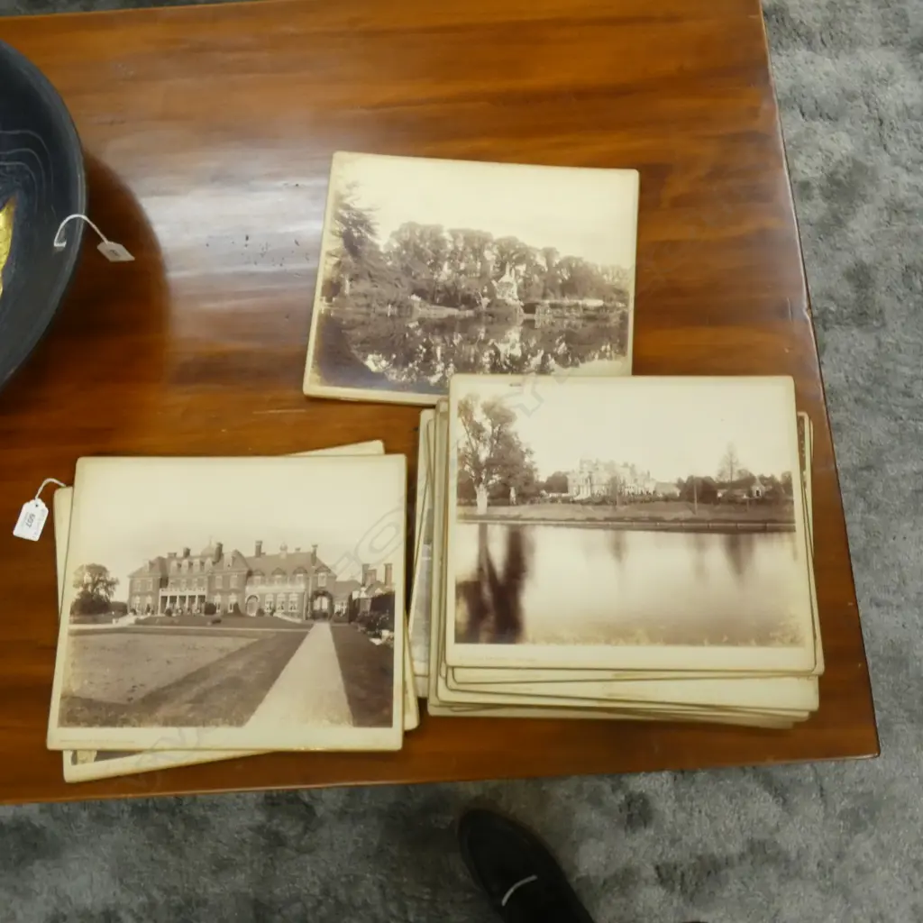 COLLECTION OLD PHOTOGRAPHS ENGLISH COUNTRY HOUSE 'MONGEWELL' Image 1++