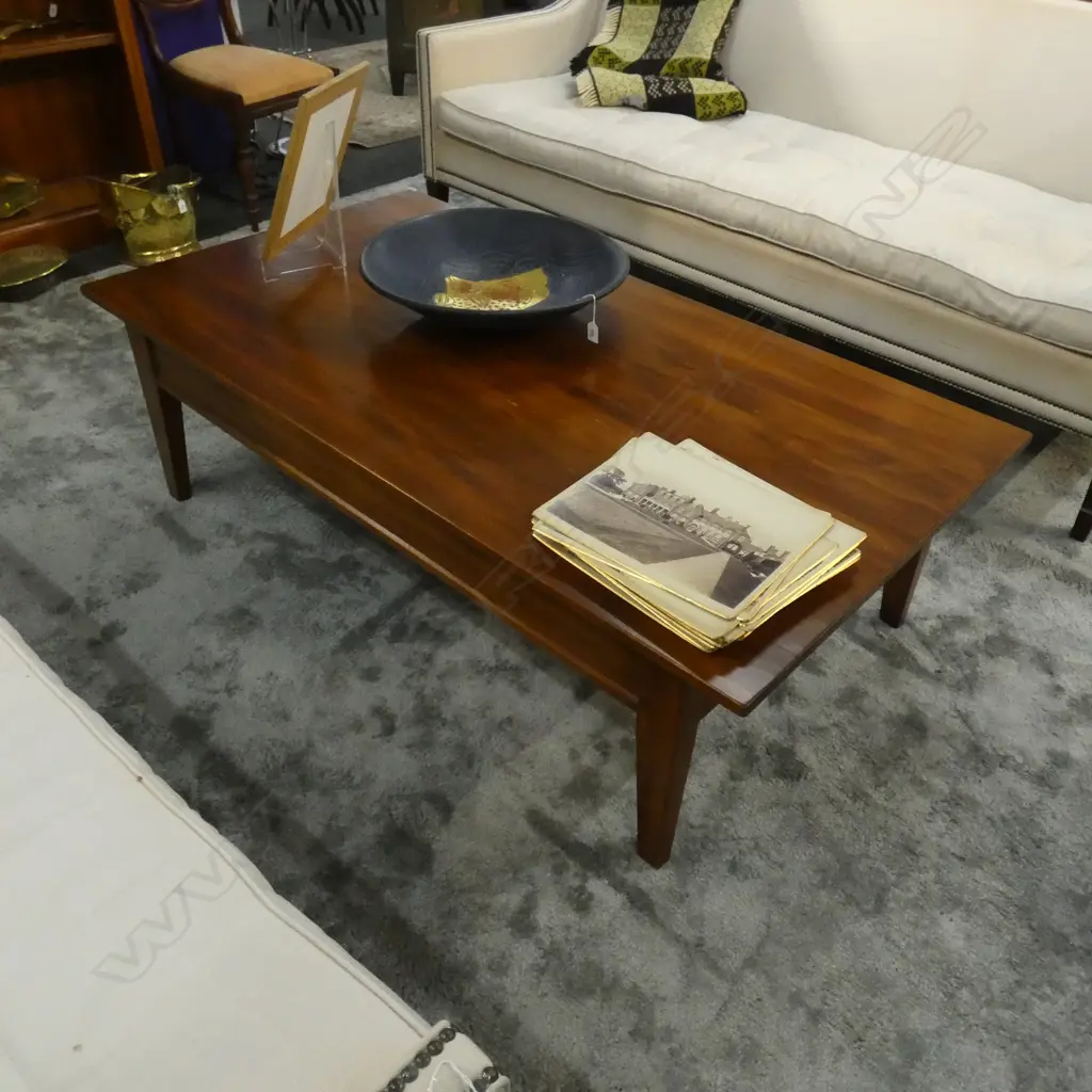 RIMU COFFEE TABLE w. DRAWER 1500 x 800 x 460mm Image 1++
