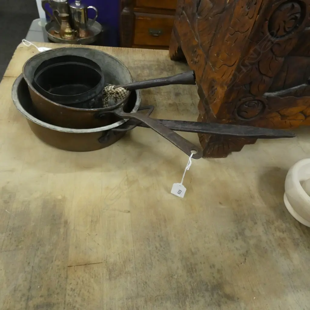 3 COPPER POTS Image 1++