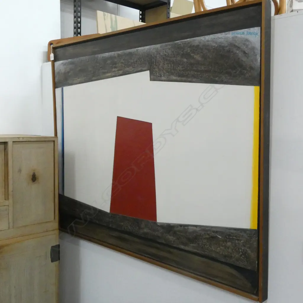 DONALD BROOK LARGE MIXED MEDIA ABSTRACT ARTWORK 960 x 1220mm Image 1++