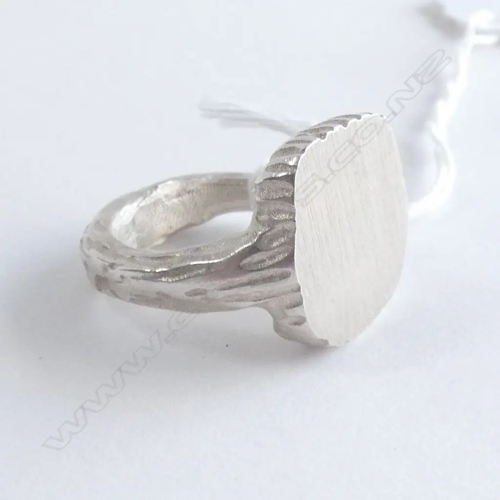 BRUTALIST STERLING SILVER RING BY KIM BRICE 5/200 17.66gm Image 1++