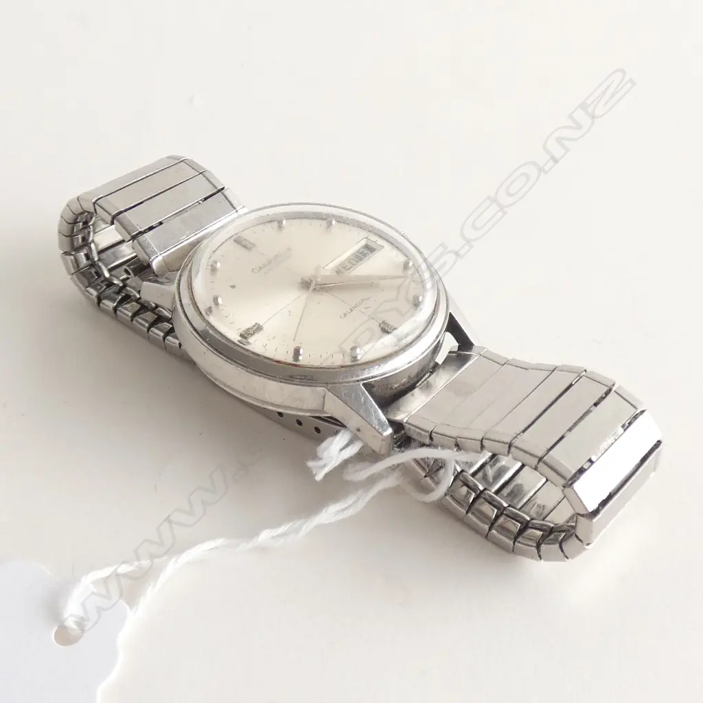 GENT'S CARAVELLE PERPETUAL/DATE  CALENDIAL WRISTWATCH (going) Image 1++