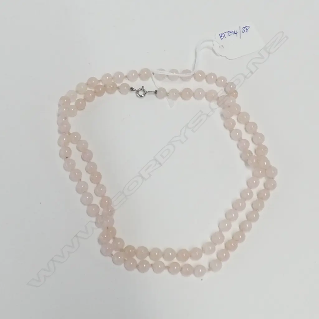 ROSE QUARTZ NECKLACE Image 1++