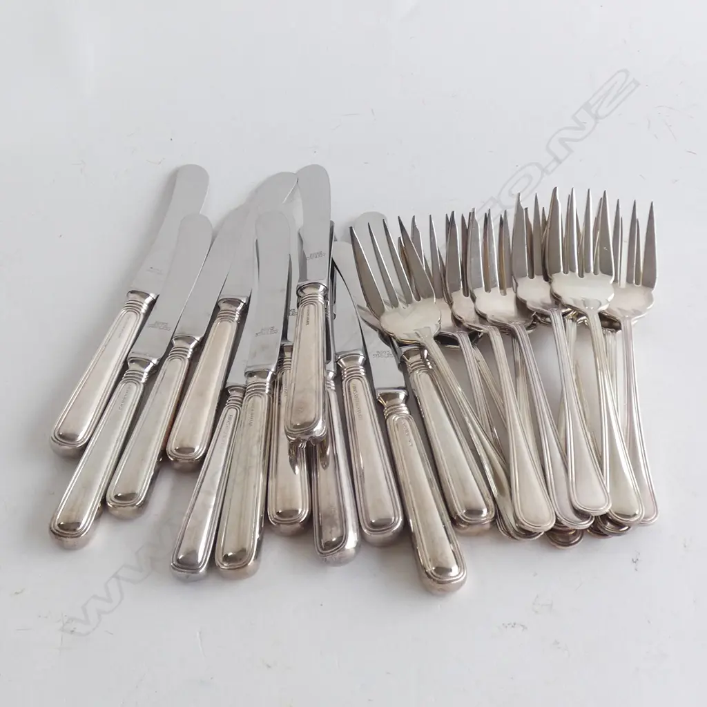 BIRKS SILVER PLATE SALAD FORKS AND BUTTER/PATE KNIVES Image 1++