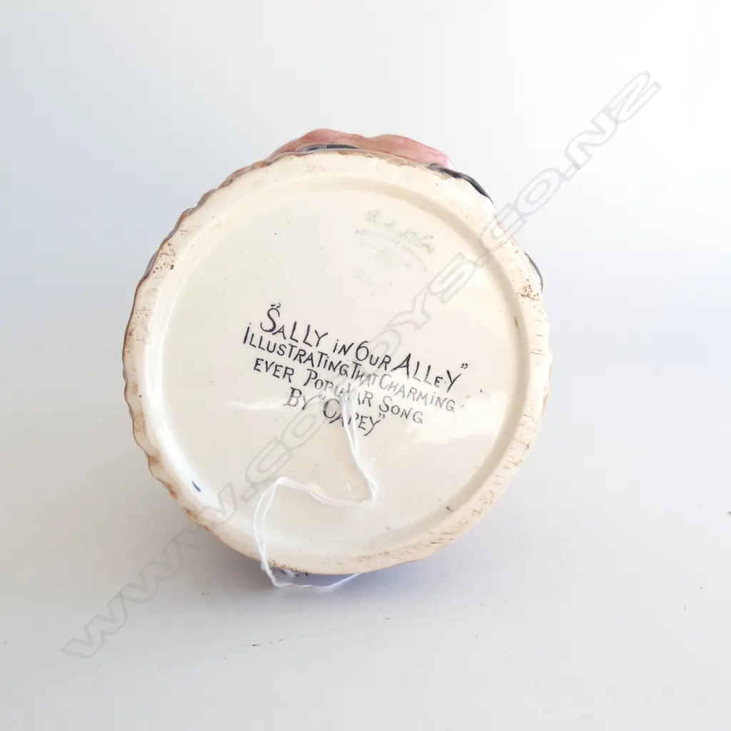 A BURLEIGH WARE JUG, "SALLY IN OUR ALLEY", H.250mm Image 1++