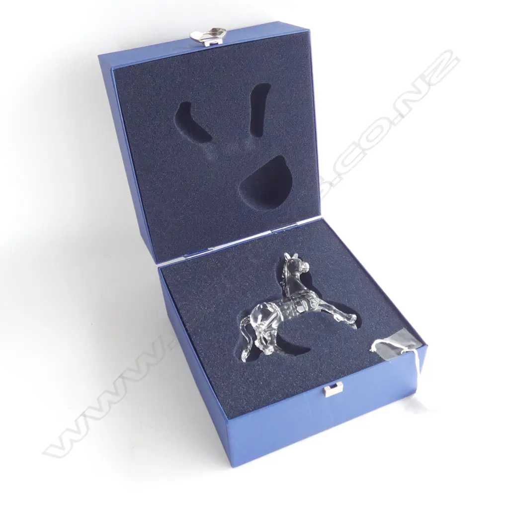 SWAROVSKI CRYSTAL HORSE L 110MM - IN ORIGINAL BOX Image 1++