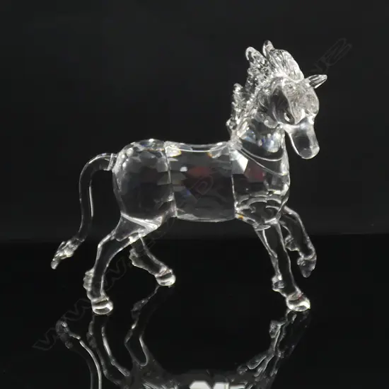 SWAROVSKI CRYSTAL HORSE L 110MM - IN ORIGINAL BOX