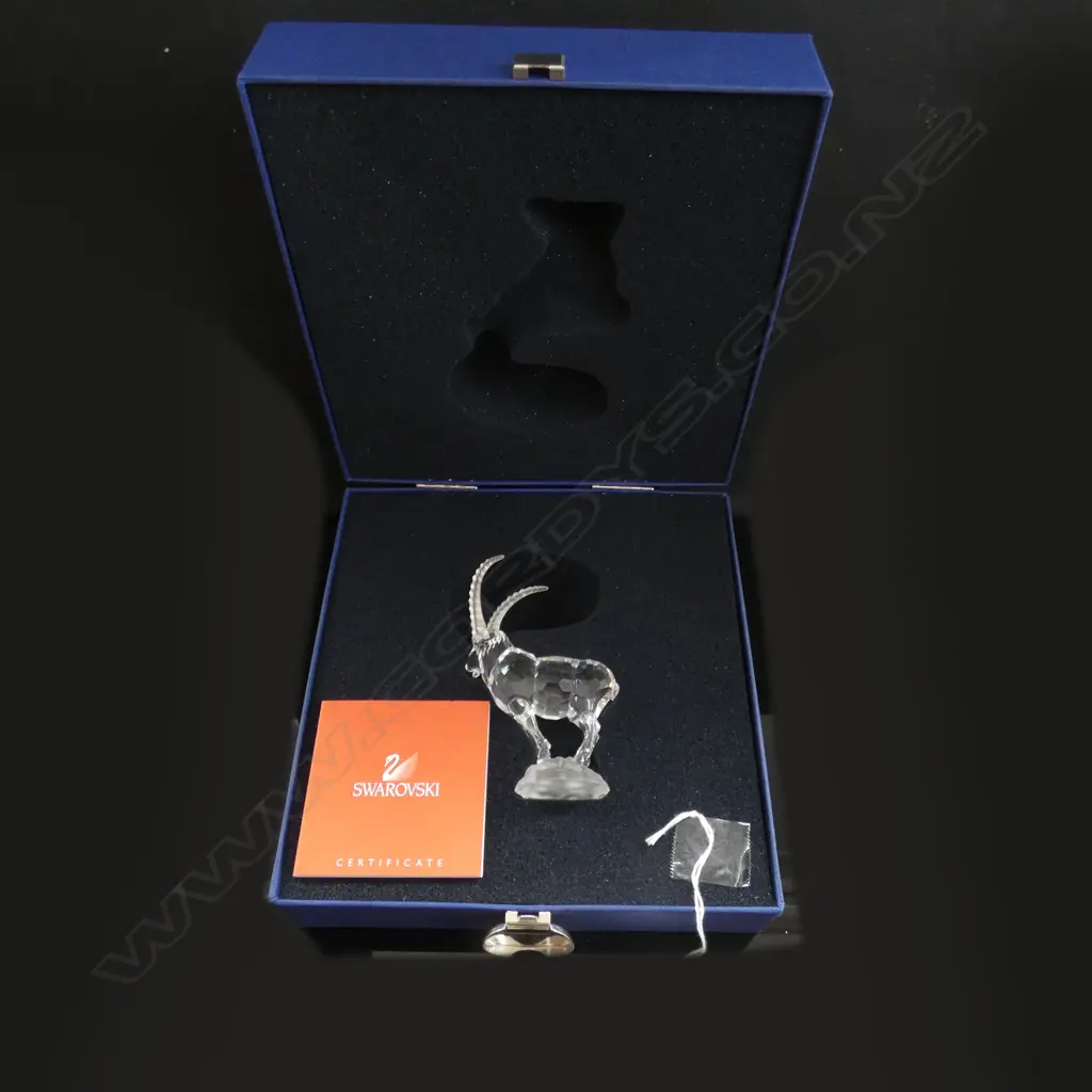 SWAROVSKI CRYSTAL IBEX (7684) H  100MM IN ORIGINAL BOX & SLEEVE Image 1++