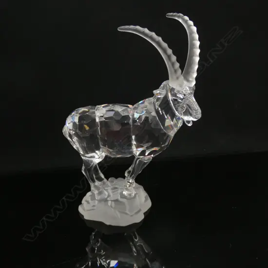 SWAROVSKI CRYSTAL IBEX (7684) H  100MM IN ORIGINAL BOX & SLEEVE