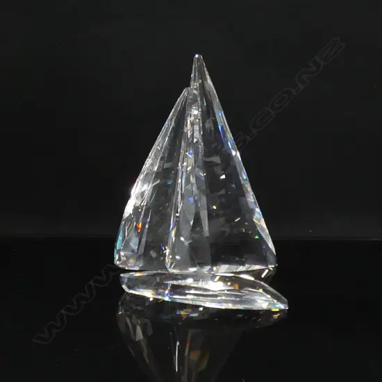 SWAROVSKI CRYSTAL SAIL BOAT (7473) H 108MM IN ORIGINAL BOX & SLEEVE