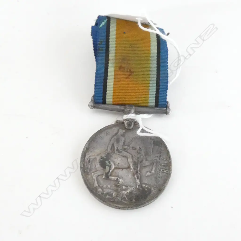 WWI MEDAL '64253 PTE. W.O. SPENCER. 3 L.H.R. A.I.F' Image 1++
