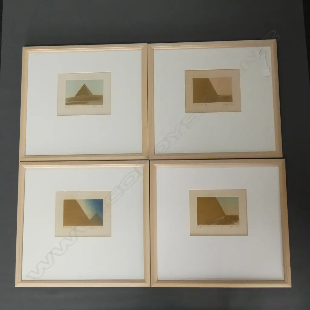 4 RODNEY FUMPSTON PRINTS "LITTLE EGYPT" 1/2/3/4 LTD ED Image 1++