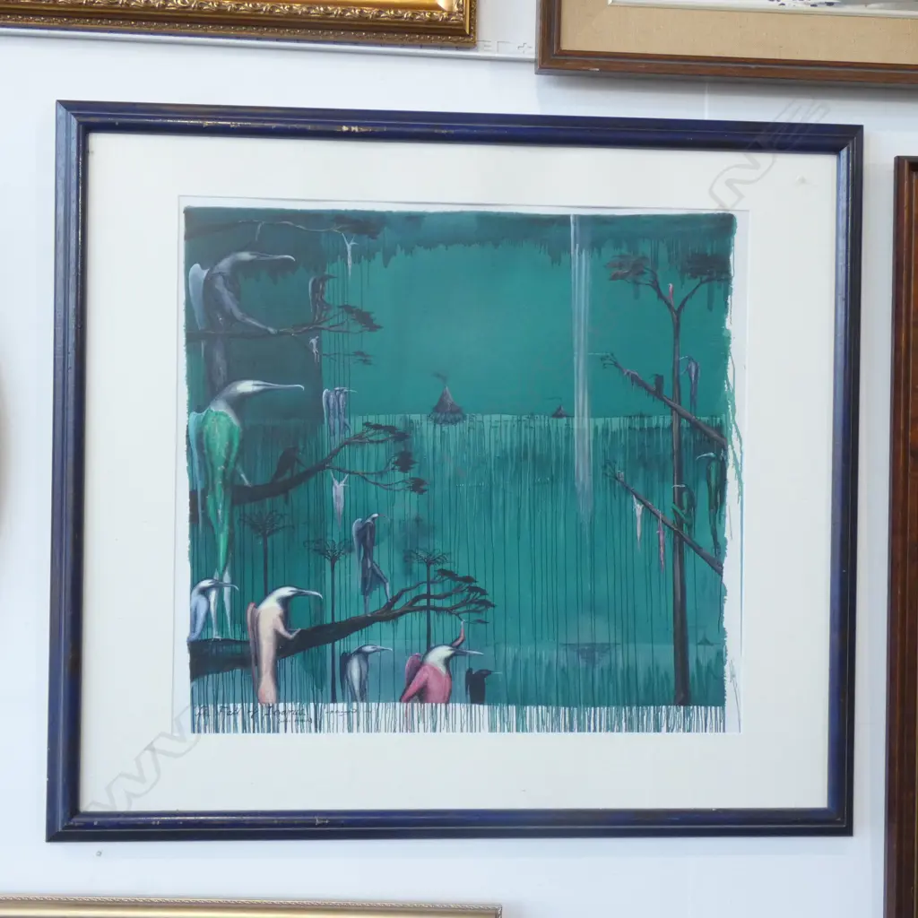 BILL HAMMOND REPRODUCTION PRINT 'THE FALL OF ICARUS' 500x545mm Image 1++